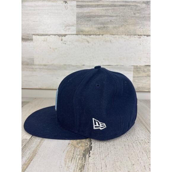 New Era 59Fifty Tennessee Titans Fitted Hat 7 1/8 Blue NFL Football Cap NEW - Picture 6 of 6